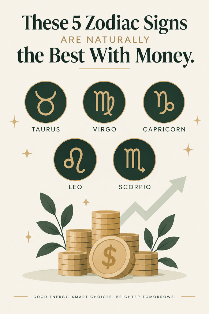 These 5 Zodiac Signs Are Naturally the Best With Money 